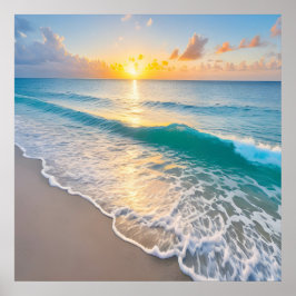 Póster Beach Sunset