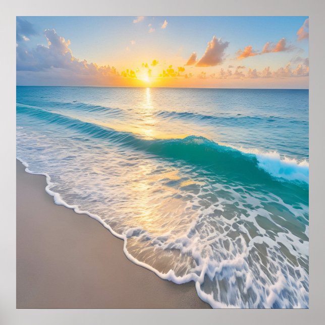 Póster Beach Sunset (Frente)
