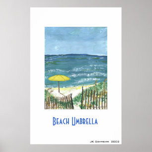 Póster Beach Umbrella