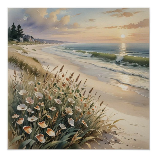 Póster beach wall art (Anverso)