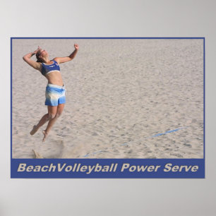 Póster BeachVolleyball Power Serve