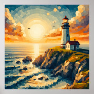 Póster Beacon costero