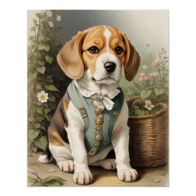 Póster Beagle Lover (Anverso)