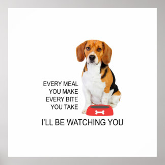 Póster Beagle Mom Ill Be Waters Beagle