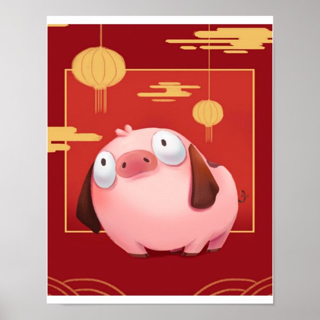 Póster Beagle Pig_Pig Lover (Frente)