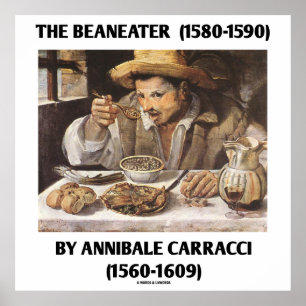 Póster Beaneater (1580-1590) De Annibale Carracci