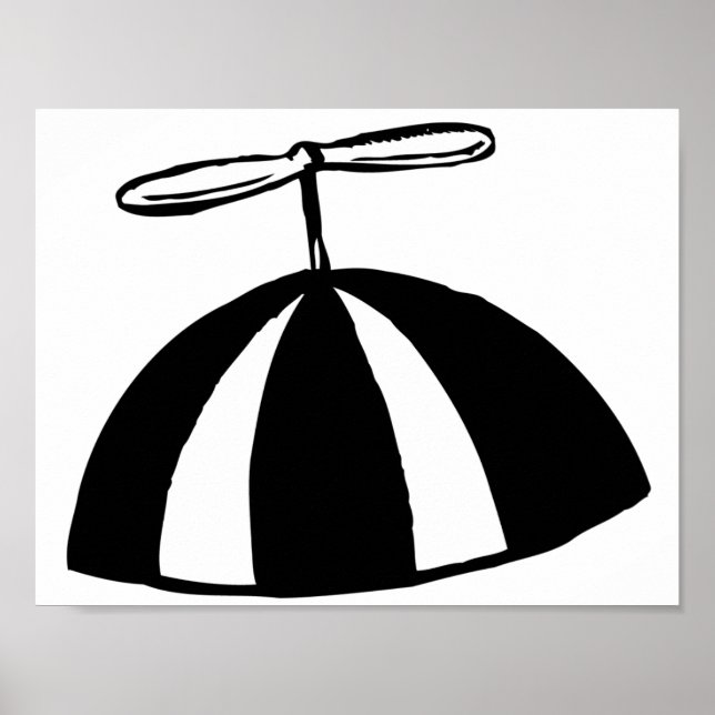 Póster Beanie Con Un Poster De Aves Remolcadas (Frente)