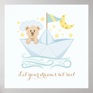 Póster Bear Bear Nursery Wall Art