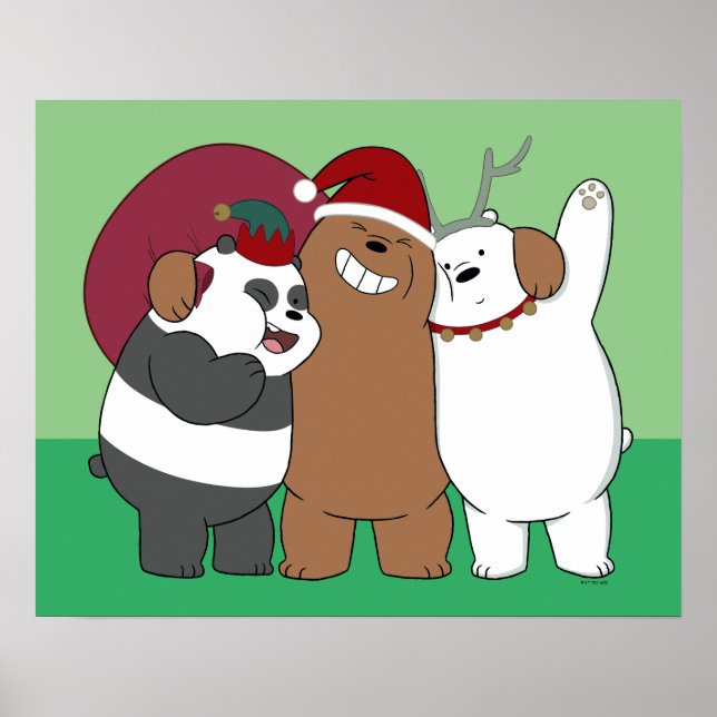 Póster Bear Bears - Saludos de la temporada (Frente)
