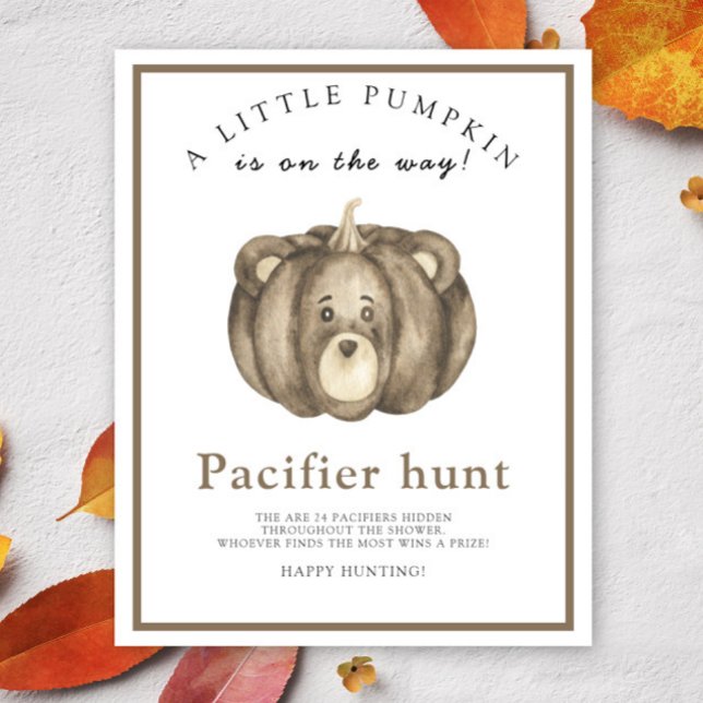 Póster Bear de calabaza Pacificador caza juego de ducha d (Subido por el creador)