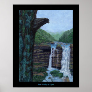 Póster Bear Falls Art Print