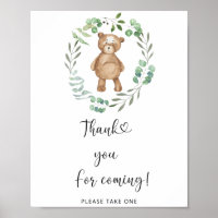 Bear \ Gracias por venir Poster