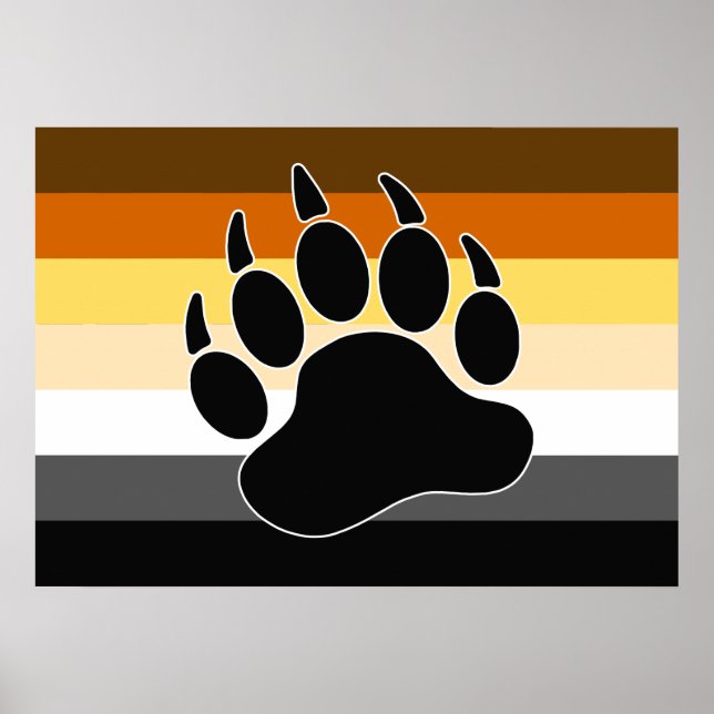 Póster Bear Pride Flag (Frente)