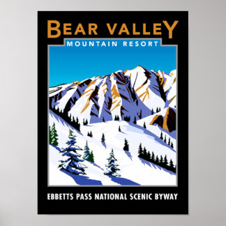Póster Bear Valley Resort