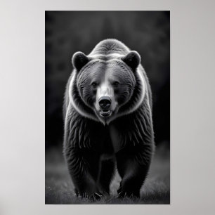 Póster Bear Wildlife Majestic Nature Life Art Wallpaper