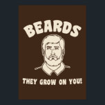 Póster Beards they grow on you!<br><div class="desc"></div>