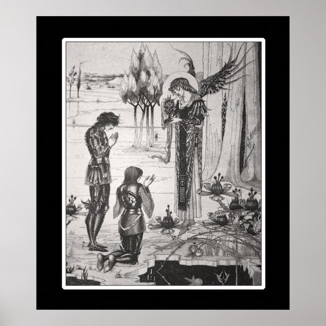 Póster Beardsley King Arthur Poster (Frente)