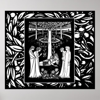 Póster Beardsley Lancelot & Queens Poster