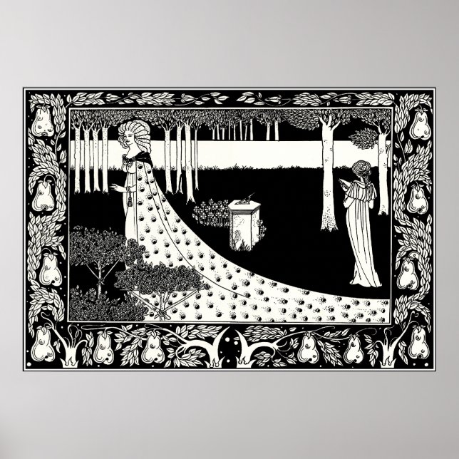 Póster Beardsley Poster: La Beale Isoud (Frente)