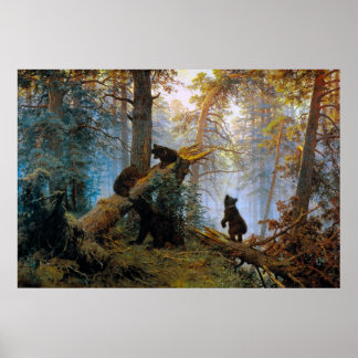 Póster Bears in the Forest