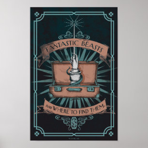 Póster BEASS FANTÁSTICAS Y DÓNDE ENCONTRARLAS™ Maletín