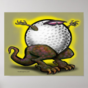 Póster Beast de golf