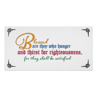 Beatitud: Bienaventurados los que tienen hambre y