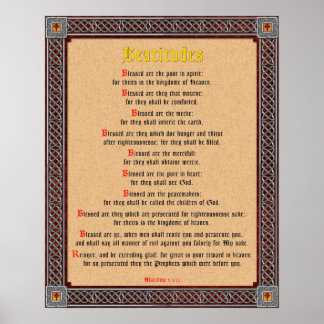 Póster Beatitudes