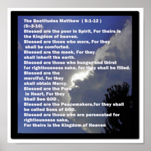 Póster Beatitudes