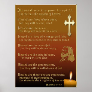 Póster Beatitudes poster