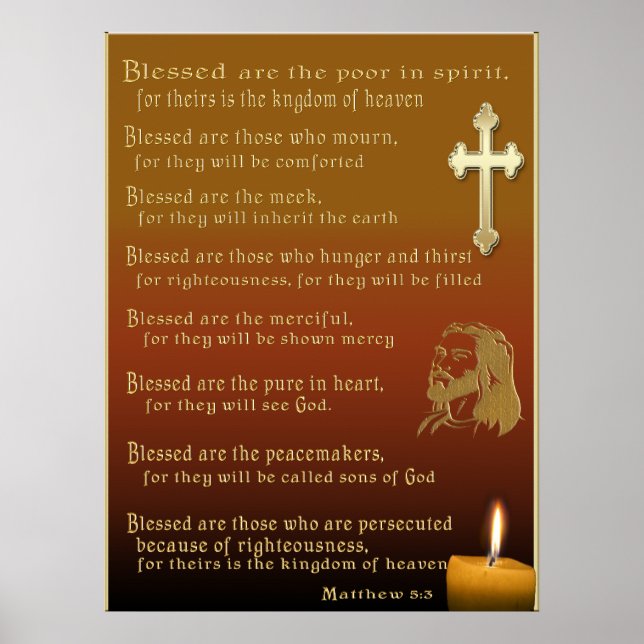 Póster Beatitudes poster (Frente)