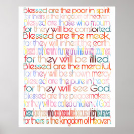 Póster Beatitudes poster