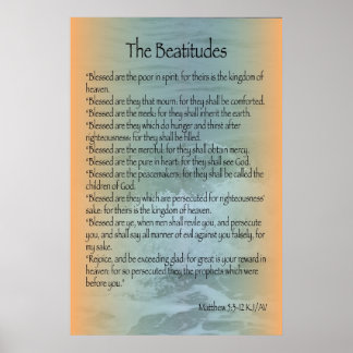Póster Beatitudes Poster (Sanibel Surf)