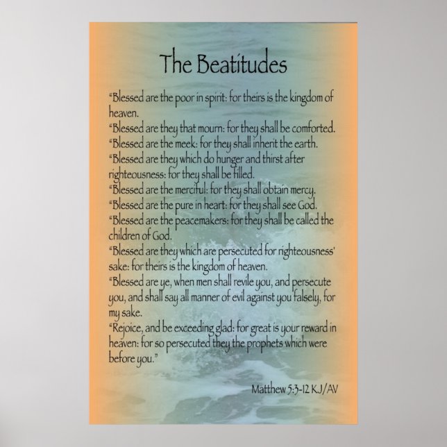 Póster Beatitudes Poster (Sanibel Surf) (Frente)