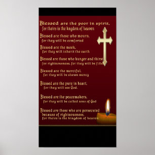 Póster Beatitudes Regalos cristianos