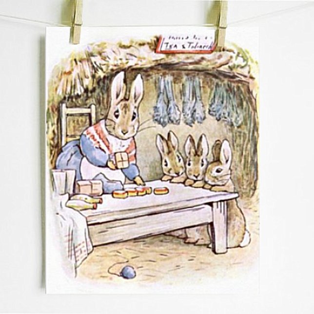 Póster Beatrix Potter El cuento de Benjamin Bunny Peter (Subido por el creador)
