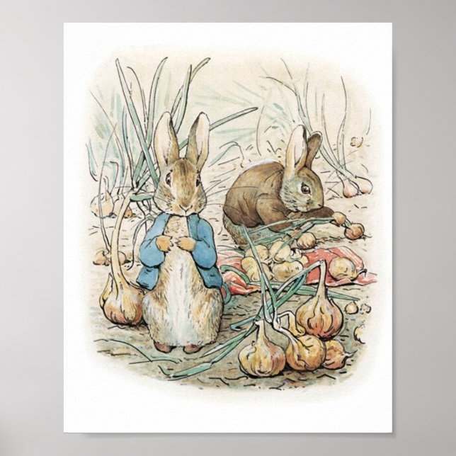 Póster Beatrix Potter Peter Rabbit Y Benjamin Bunny (Frente)