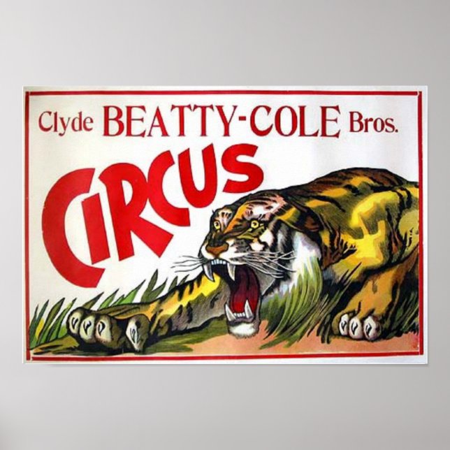 Póster Beatty Cole Circus (Frente)