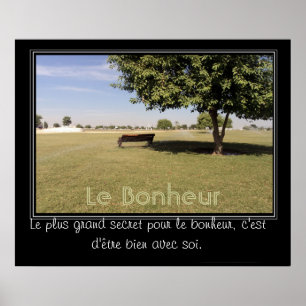 Póster Beau jour dans le parc