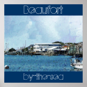 Póster Beaufort, a orillas del mar