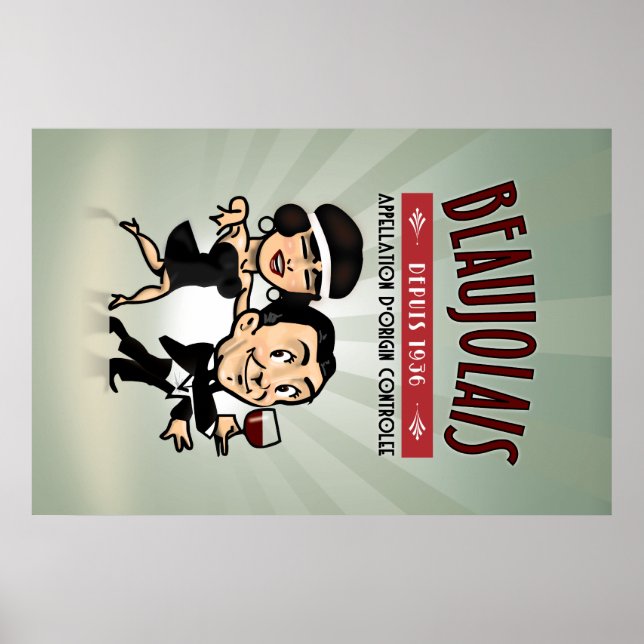 Póster Beaujolais Wine (Frente)