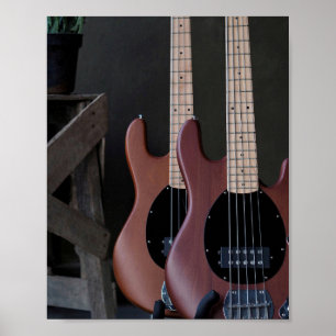 Póster Beautiful Acoustic Guitar