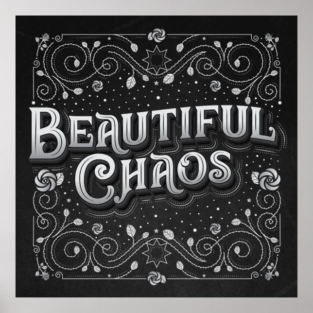 Póster Beautiful Chaos Square Poster (24x24) (Frente)