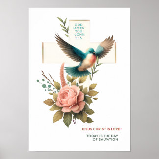 Póster Beautiful Christian Wall Art Digital Download