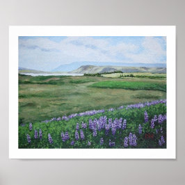 Póster Beautiful Icelandic landscape by Pola.B.Alex Art