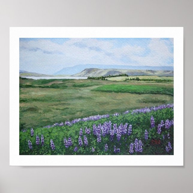 Póster Beautiful Icelandic landscape by Pola.B.Alex Art (Frente)