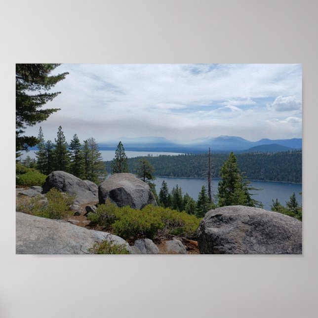 Póster Beautiful Lake Tahoe Scenery (Frente)