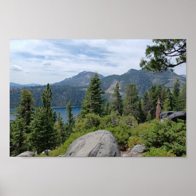 Póster Beautiful Lake Tahoe Scenery (Frente)