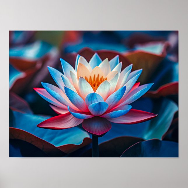 Póster Beautiful Lotus Flower (Frente)