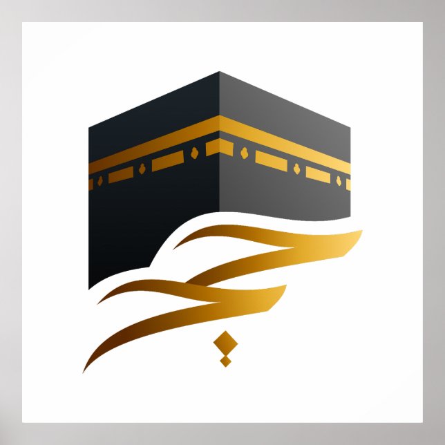 Póster Beautiful Mecca Islamic kaaba Gift Poster (Frente)